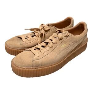 Women's FENTY Rihanna x Puma Suede Creeper 'Oatmeal' Sneakers - US12  UK11  EU46
